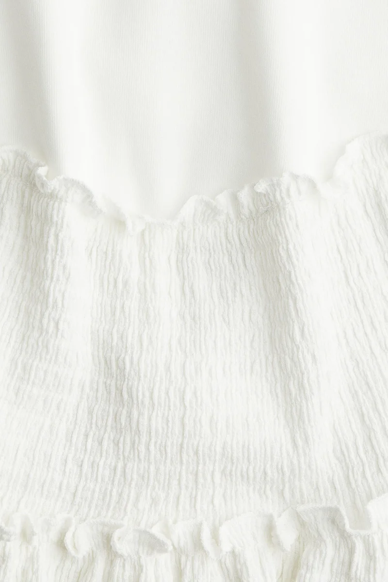 اتش اند ام فستان من الجيرسيه بارز الملمس