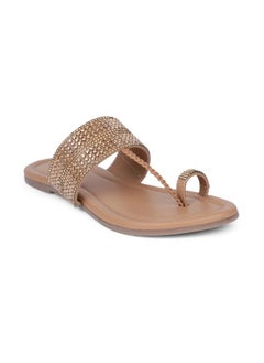 Bata Bata Women's GALAXY Slippers (5718323_GOLD_3 UK)  - Image 1