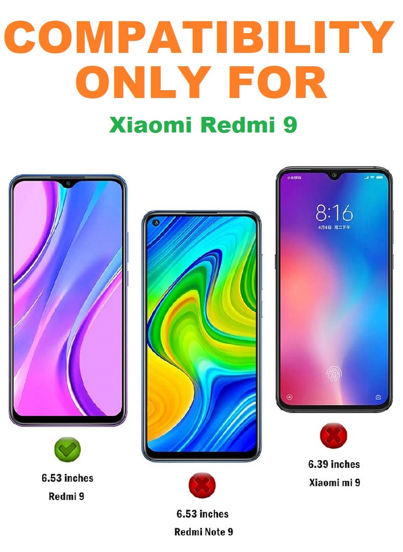 Tempered Glass Screen Protector 5D Designed For Xiaomi Redmi 9 Full Glue Edge to Edge Full Screen Coverage And Bubble Free - Image 3