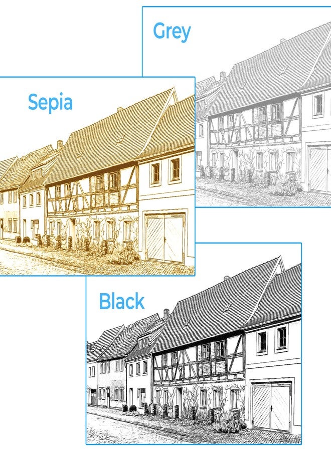 Zieler 12 Fineliner Drawing Pens (Black, Sepia & Grey) Water & Fade Proof Pigment liners. Quick-Drying & Anti-Smear Micro Pens. Ideal for Technical Drawing, Sketching, Stenciling & Outlining - Image 5
