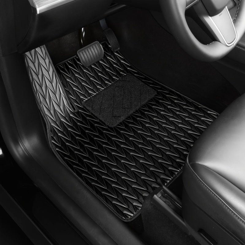 سجادات أرضية لجميع الأحوال الجوية متوافقة مع RAV4 2014 2018 (3 قطع) تشمل سجادة صندوق الأمتعة - Image 4
