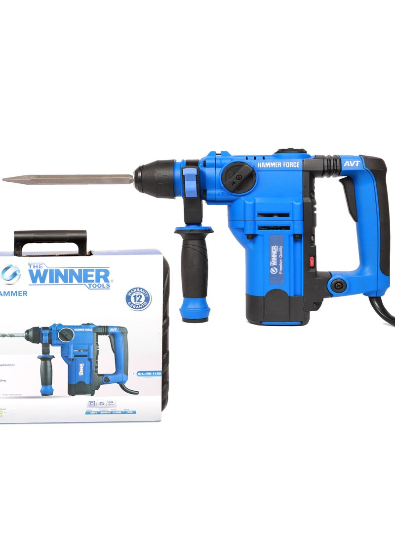 وينر مثقاب مطرقي دوار احترافي بنظام تثبيت اس دي اس بلس 1150 واط - Image 1