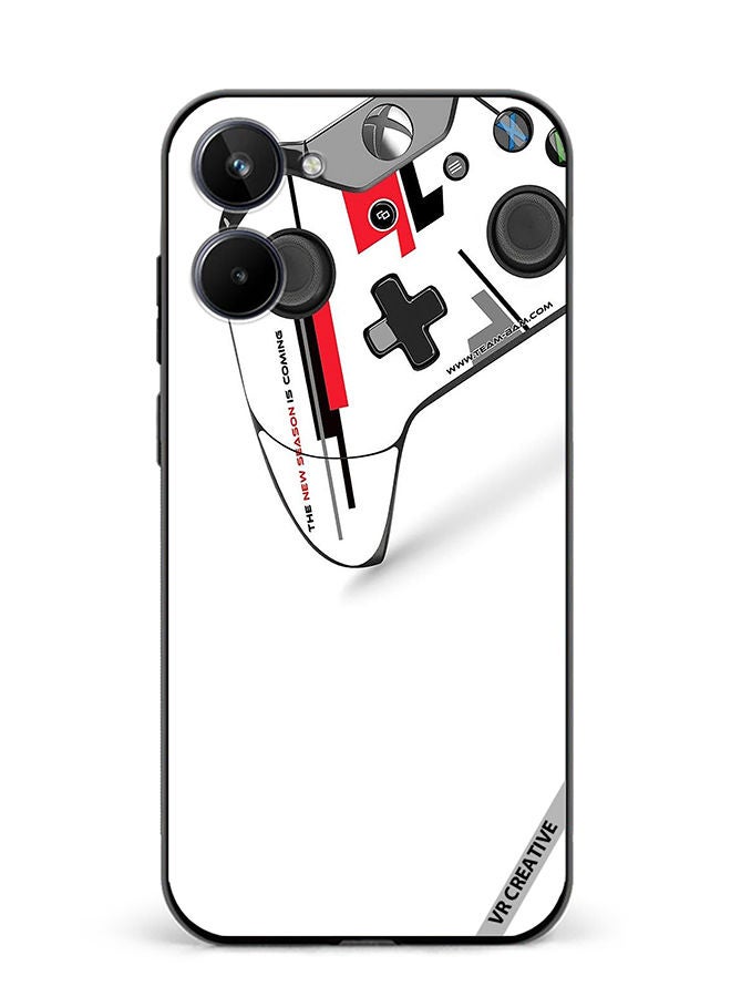 VR CREATIVE Protective Case Cover For Realme 10 Retro Gaming Controller Design Multicolour - Image 1