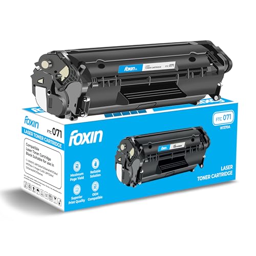 Foxin FTC 071 Toner Cartridge | Compatible with Canon LBP122dw, MF272dw, MF275dw, MF 120 & MF 270 Series | Monochrome Laser Printer Cartridge | High Page Yield - 1200 - Image 1