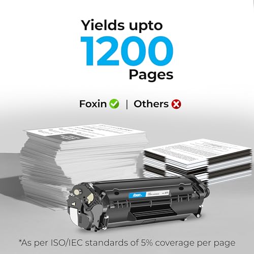 Foxin FTC 071 Toner Cartridge | Compatible with Canon LBP122dw, MF272dw, MF275dw, MF 120 & MF 270 Series | Monochrome Laser Printer Cartridge | High Page Yield - 1200 - Image 3