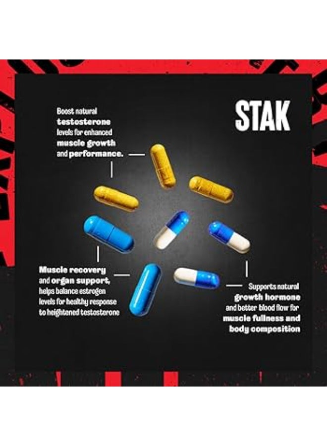 يونيفرسال نيوتريشن مكمل غذائي Universal Nutrition Animal Stak - تركيبة طبيعية لدعم هرمون التستوستيرون وقوة العضلات (21 عبوة) - Image 2