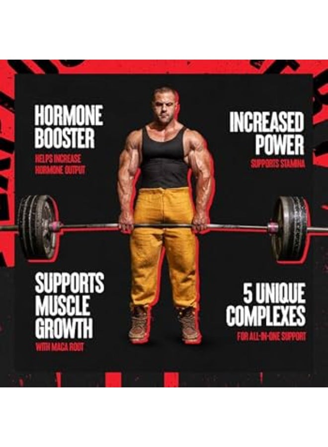 يونيفرسال نيوتريشن مكمل غذائي Universal Nutrition Animal Stak - تركيبة طبيعية لدعم هرمون التستوستيرون وقوة العضلات (21 عبوة) - Image 4