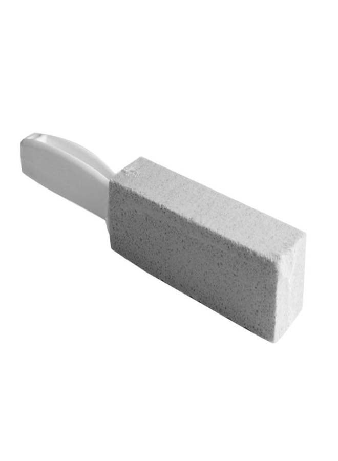 طقم فرشاة تنظيف المرحاض من حجر الخفاف الطبيعي مكون من قطعتين - Image 1