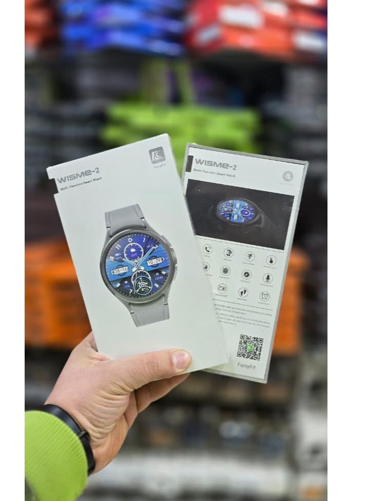 ويزمي ساعة Wisme 2 الذكية باللون الاسود مقاس 1.62 بوصة - Image 4