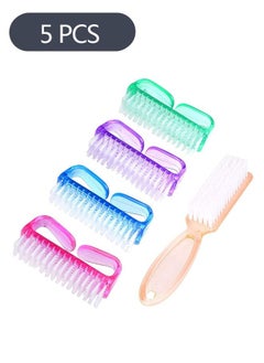Ant 5-Piece Handle Grip Nail Brush, Hand Fingernail Cleaner Brush Manicure Tools Scrub Cleaning Brushes for Toes and Nailsor Cleaner,Pedicure Scrubbing Tool  - Image 1
