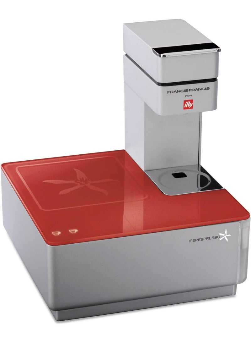 Illy Caffe Y1.1 216623 Touch Espresso Machine, Red - Image 1