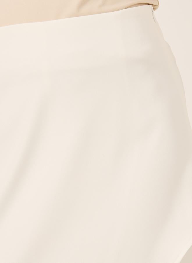 Styli Styli Solid Wrap Overlay Wide Leg Pants with Side Zip  - Image 3