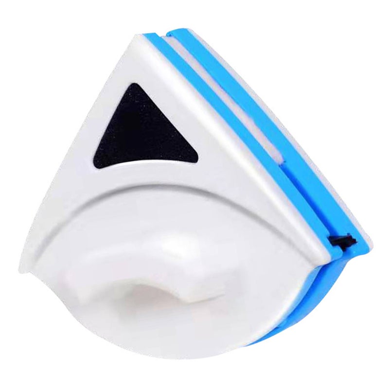 Magnetic Window Cleaner Blue Triangle Shape Single Sided Magnetic Glass Wiper Washing Brush Tool P3‑8mm - Image 2