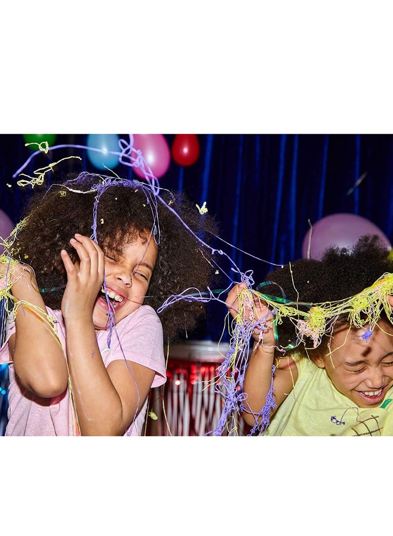 CRAZY RIBBON رذاذ ملون لحفلات الزفاف والاحتفالات، عبوة رذاذ شريطي مجنونة مكونة من 48 قطعة - Image 3