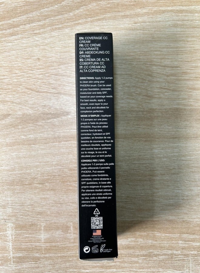 Hilareco PHOERA CC Cream Foundation With SPF,PHOERA Full Coverage Foundation Color Correcting Cream,Anti Aging Hydrating Serum & SPF 25+ Sunscreen Natural Finish1.08 floz(2PCS 160 Sand) - Image 2