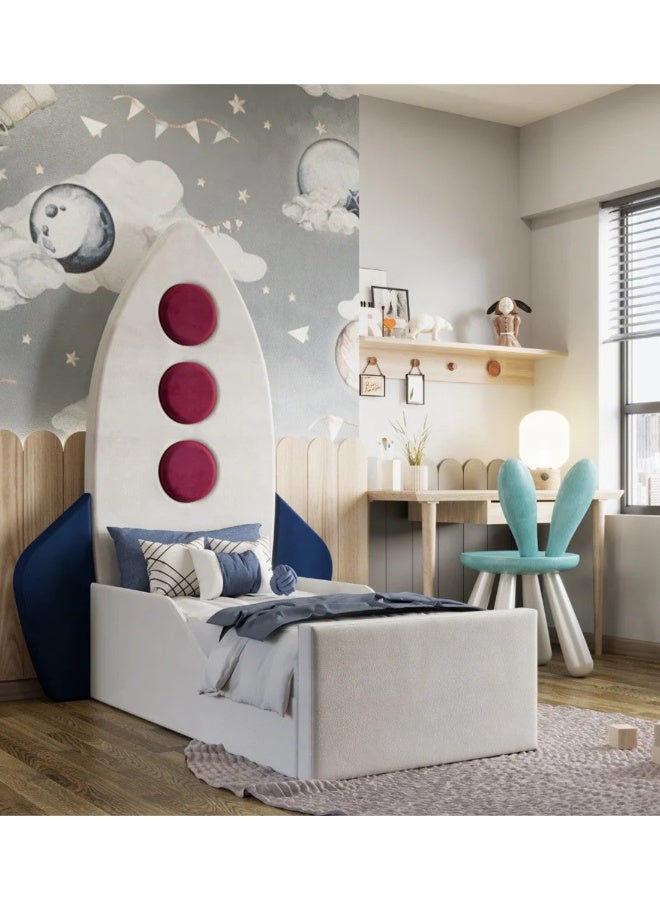 Nayam Sleep Up'n'Away Rocket Kids Bed 190x40x150Cm - Image 2
