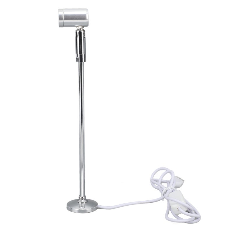 Led Spotlight: 5V Usb Powered Adjustable Silver Aluminum Body - Bright Accurate Eye Protection Mini Spotlight Lamp for Indoor Display, Gallery, Cabinet and Dressing Table Use - Image 4