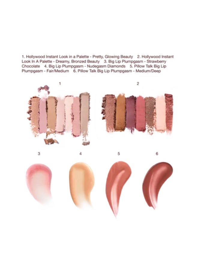 Charlotte Tilbury Hollywood Instant Look in a Palette – Dreamy | All-in-One Face Palette for Eyes, Cheeks & Glow - Image 2