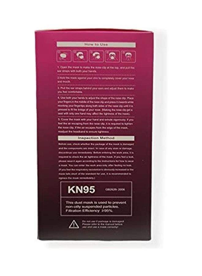 10-Piece KN95 Face Mask With Filter