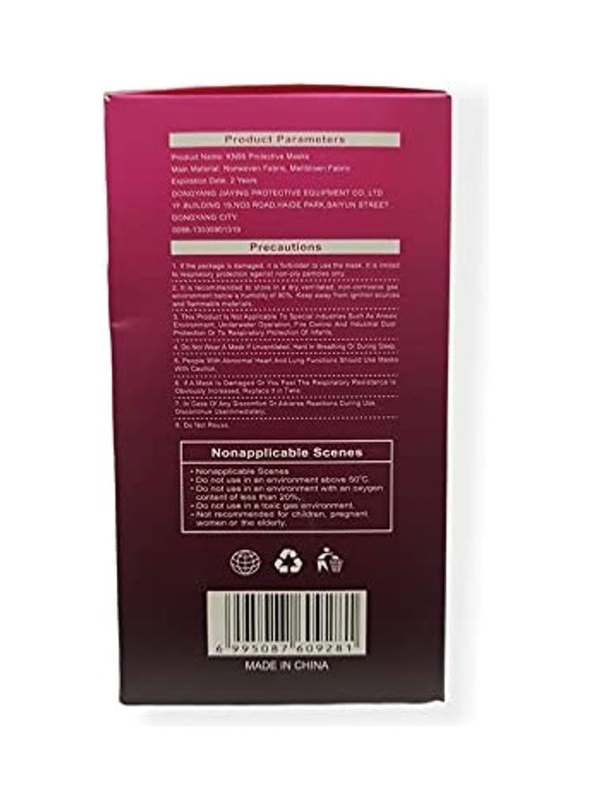 10-Piece KN95 Face Mask With Filter