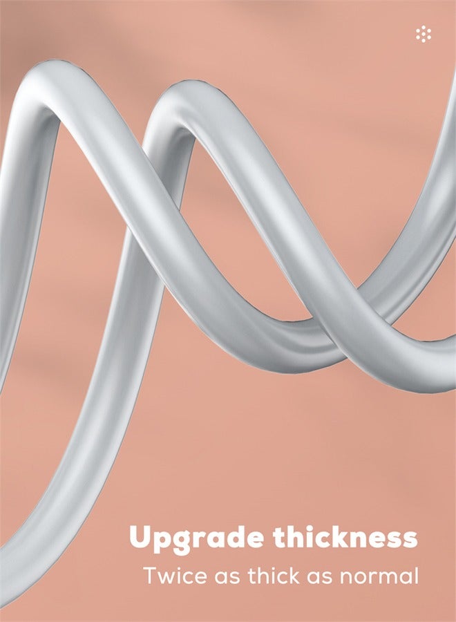 LDNIO كابل USB C بقدرة 30 واط من A إلى النوع C سلك بيانات مجدول ممتاز متوافق مع أجهزة Samsung Galaxy وMacBook Pro وNintendo Switch وHuawei MateBook X Pro iPad Mini 4 متر - Image 5