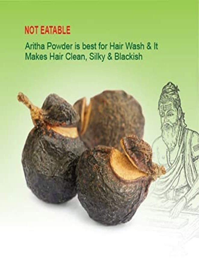 Ayur Amrit Reetha Powder Ritha Aritha Areetha Sapindus Mukorossi Soapnuts Powder Organic Reetha Powder For Silky & Smooth Hairs 200gm (Pack of 2) - Image 5