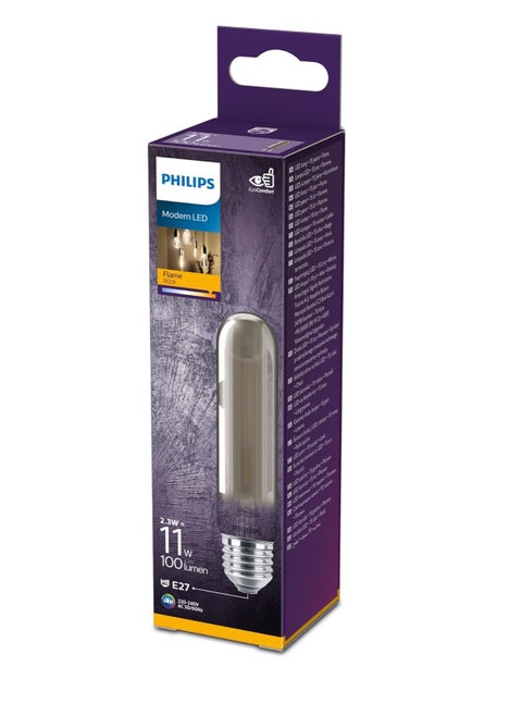 Classic T32 Smoke LED Light Bulb E27 Screw Version 2.3-11W Warm White (1800K) Non-Dimmable