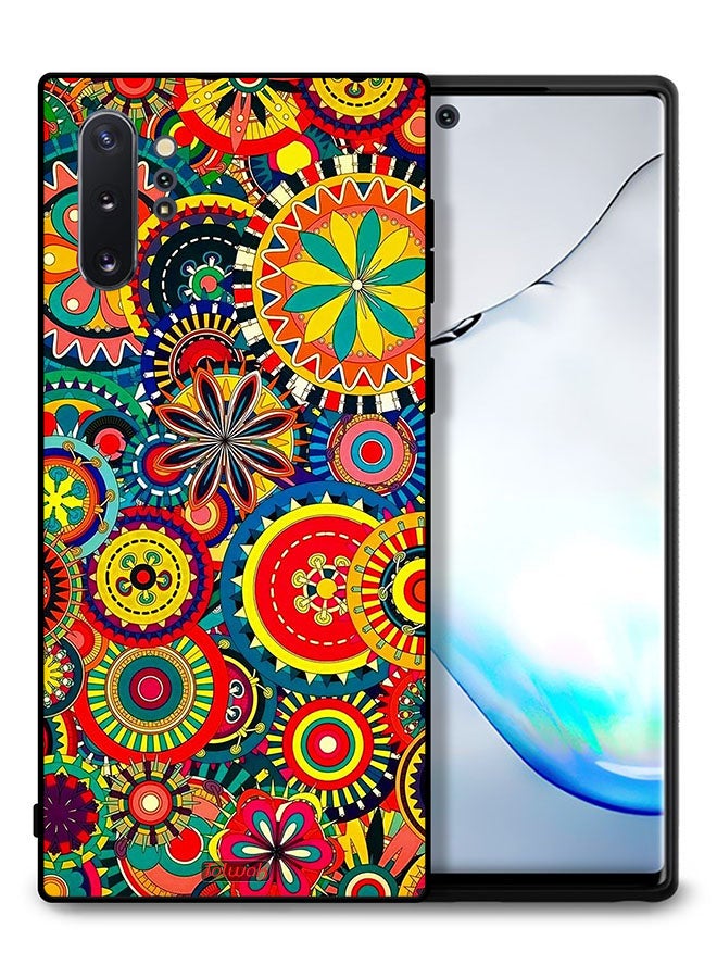 Tolwak Samsung Galaxy Note 10 Plus Protective Case Cover Colorful Mandala Pattern - Image 1