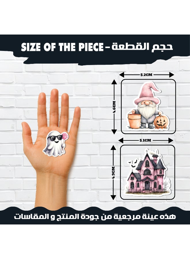 Halloween Stickers Bundle – Spooky Holiday Stickers with Pumpkins, Ghosts, Bats & Halloween Vibes for Journals, Scrapbooking, Laptops, Planners, Crafts, Aesthetic & Home Decor - Image 3