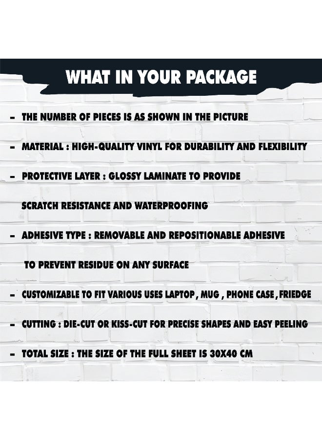 Halloween Stickers Bundle – Spooky Holiday Stickers with Pumpkins, Ghosts, Bats & Halloween Vibes for Journals, Scrapbooking, Laptops, Planners, Crafts, Aesthetic & Home Decor - Image 4