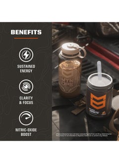 MTN OPS MTN OPS Ignite Trails Packs Energy Drink Powder | Gluten Free Nitric Oxide Supplement Drink Mix | L Arginine, L Citrulline, Caffeine & Nootropic Sugar Free Drink Mix | 20 Servings, Citrus Bliss  - Image 3
