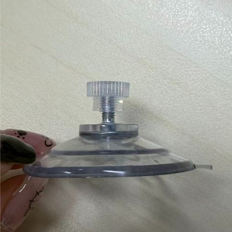 10 Pcs Mini Suction Cup Hooks 48Mm With M4 Screws For Wall Window Car - Image 2
