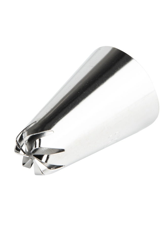 Restaurantware Pastry Tek Piping Tip, 1 Reusable Drop Flower Icing Tip - #108, Dent-Resistant, Stainless Steel Pastry Tip, Dishwasher-Safe, Decorate Cupcakes, Cakes, or Cookies - Image 1