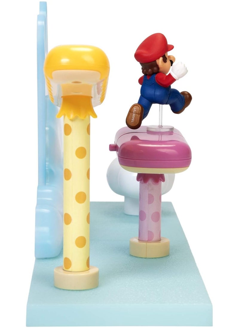 Jakks Super Mario Cloud Playset Includes 2.5 Inch Mario Figure  - Image 4