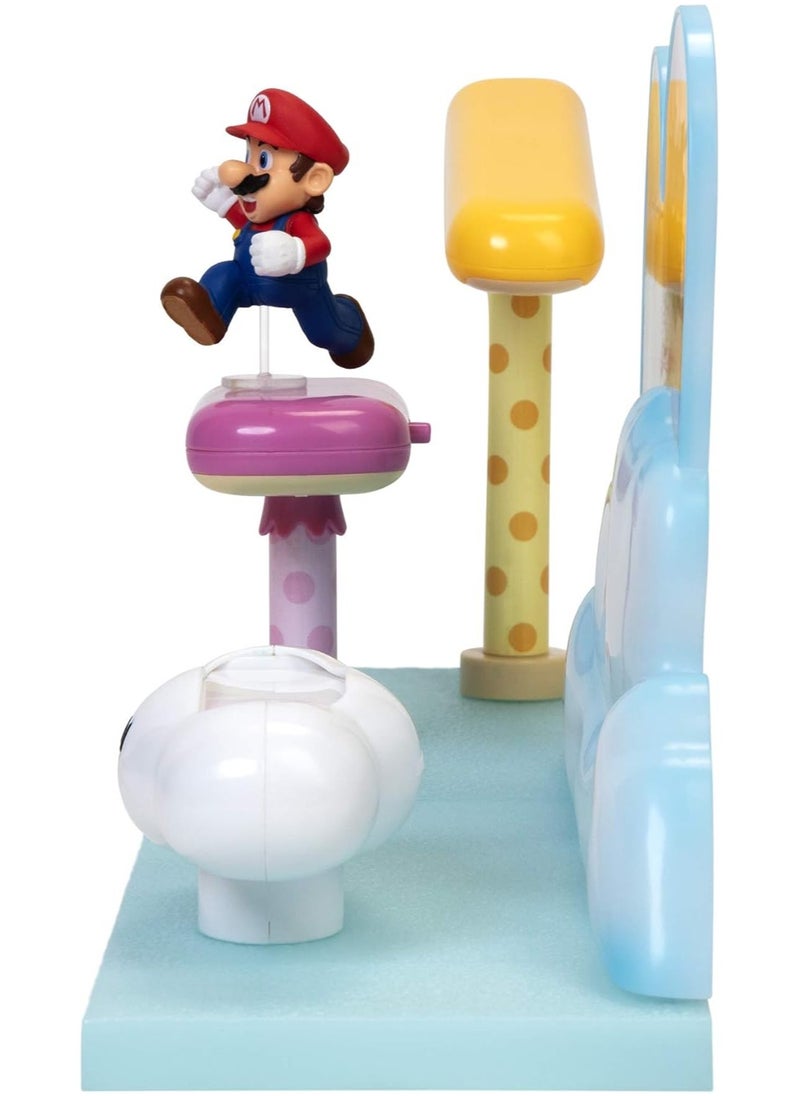 Jakks Super Mario Cloud Playset Includes 2.5 Inch Mario Figure  - Image 3