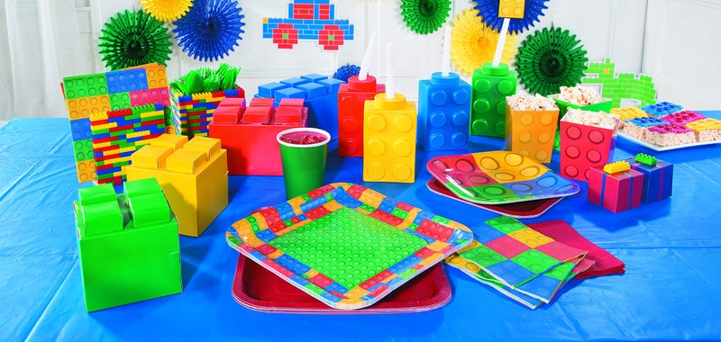 Fun Express Block Party Popcorn Boxes (24pc) for Birthday - Party Supplies - Containers - Paper Boxes - Birthday - 24 Pieces - Image 4