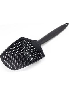 5DM Heat Resistant Plastic Frying and Vegetable Boiling Ladle with Strainer  - Image 1