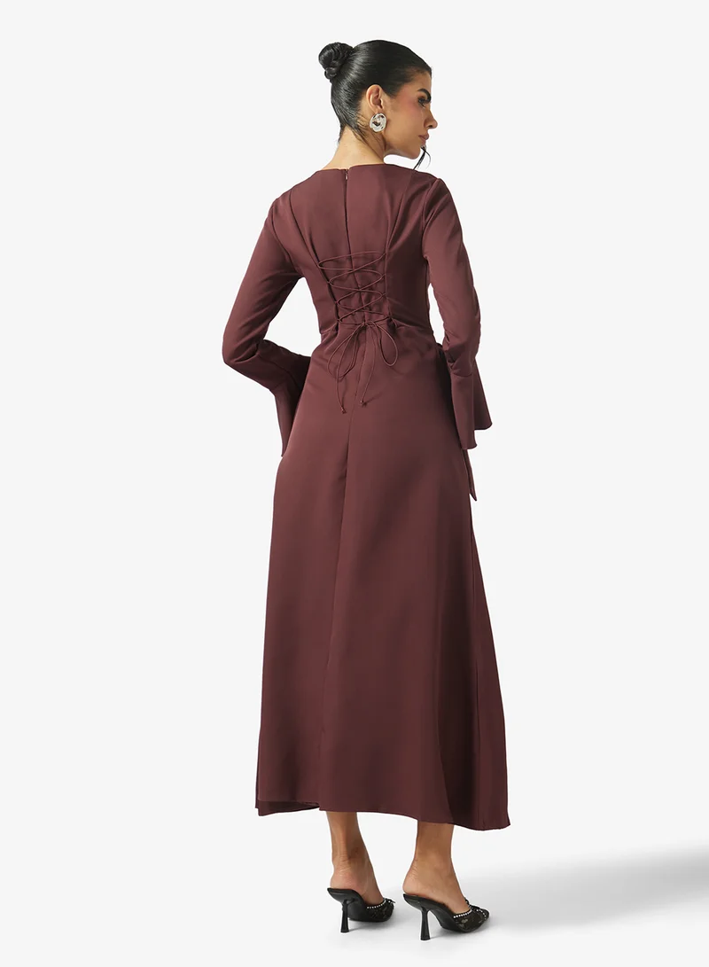 Khizana  A-line Wrap Dress for Women | Best Price UAE