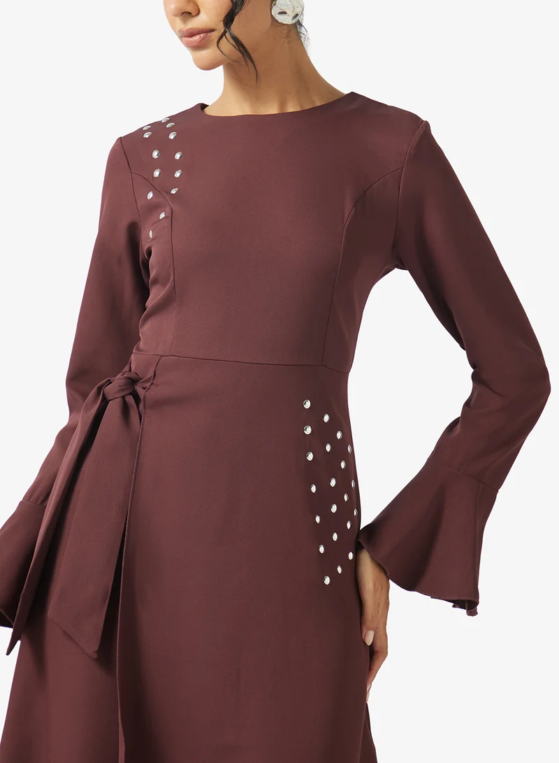 Khizana  A-line Wrap Dress for Women | Best Price UAE
