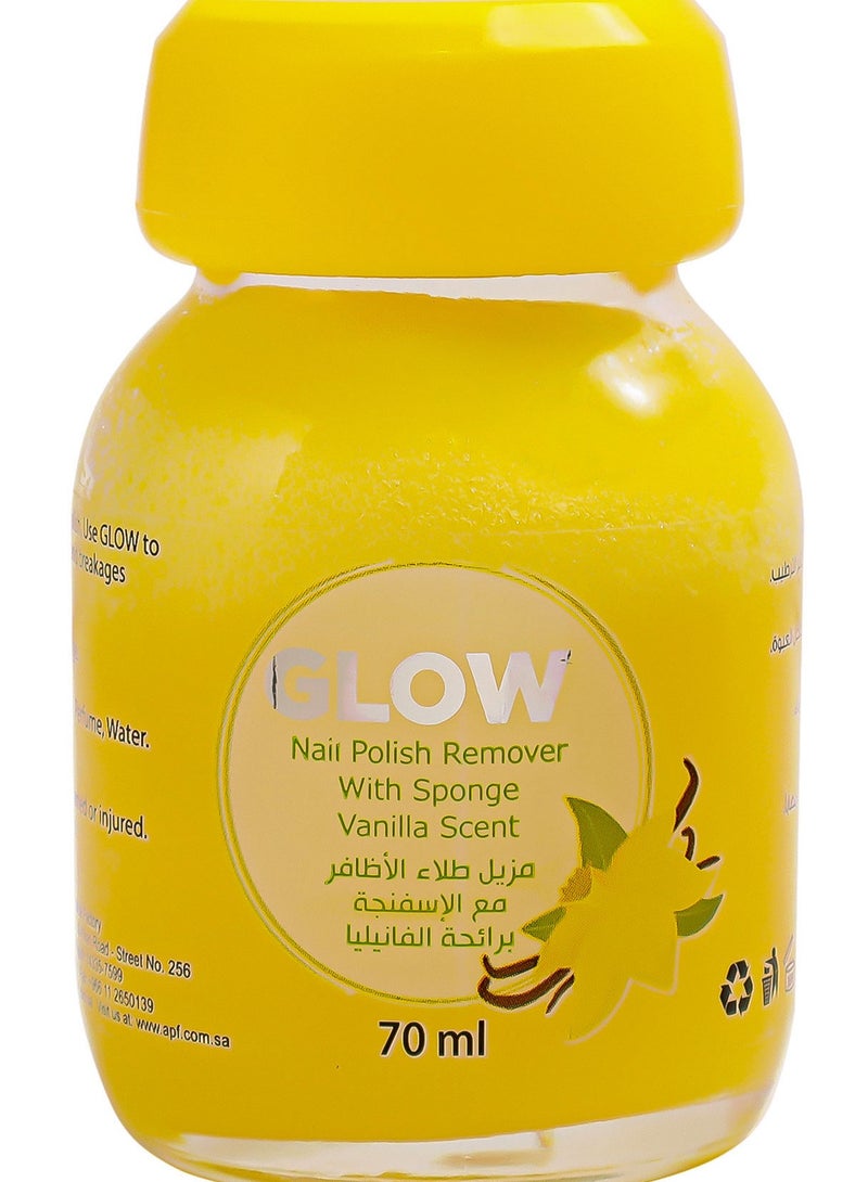 Glow Vanilla Nail Polish Remover – 70 ml