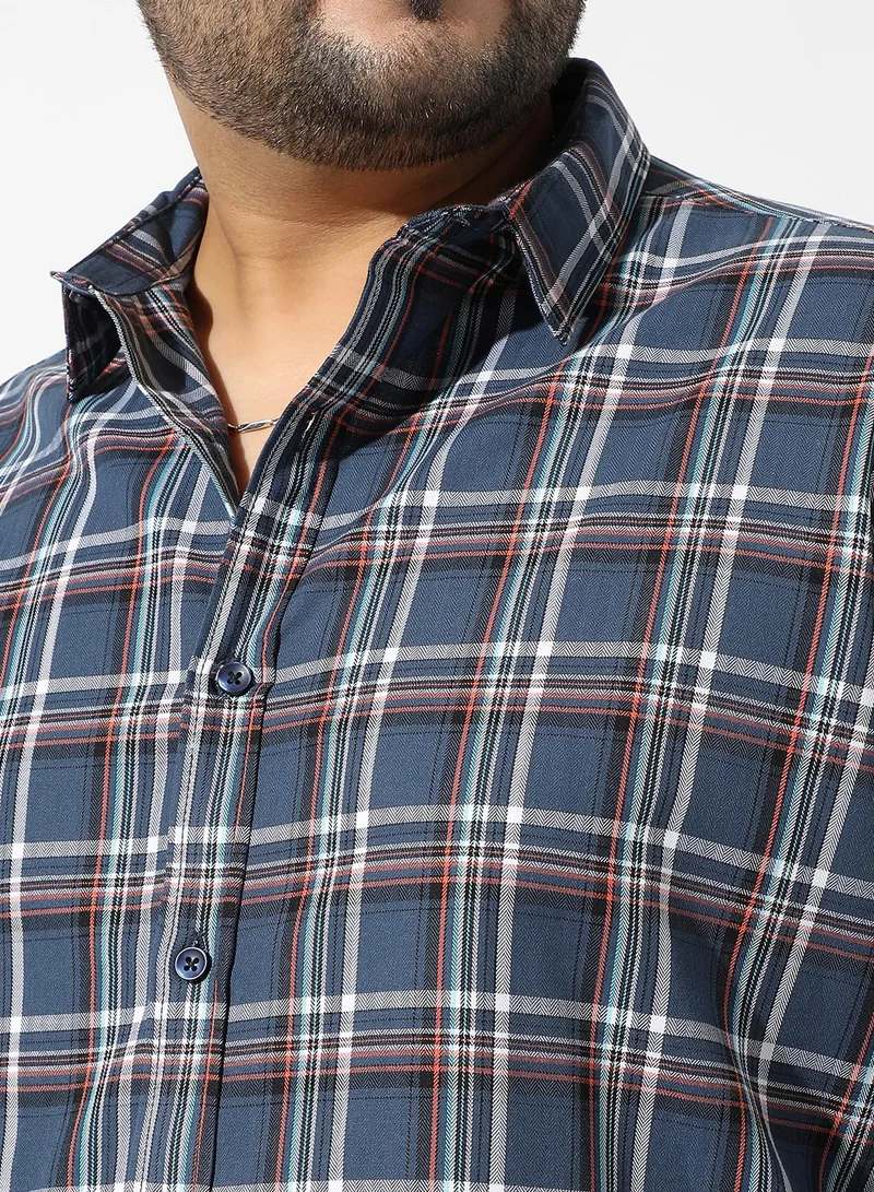 Instafab Plus Tartan Plaid Shirt