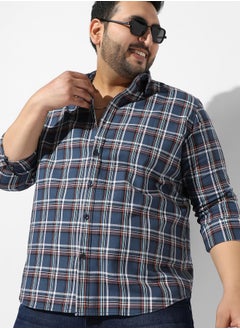 Instafab Plus Tartan Plaid Shirt  - Image 1