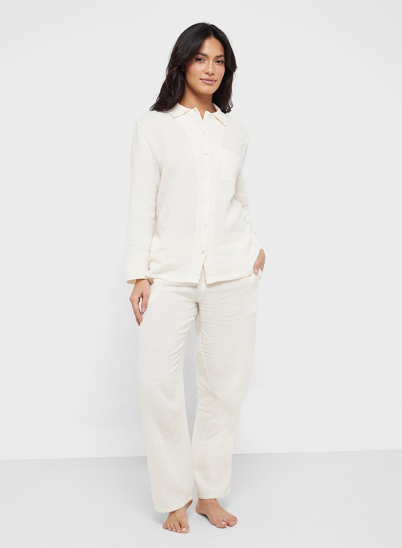 hunkemoller Muslin Pant  - Image 1