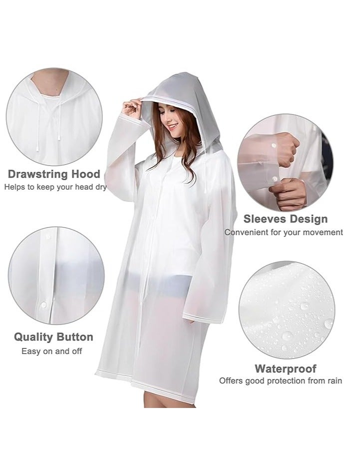 معطف واق من المطر للبالغين، معطف واق من المطر مصنوع من مادة إي في إيه للنساء والرجال، جاكيت واق من المطر قابل لإعادة الاستخدام، معطف واق من المطر قابل للطي للعائلة والصيد والسفر والطوارئ (70×145 سم)