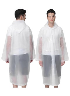 Scrolls Raincoat Rain Poncho for Adults, EVA Rain Poncho for Women and Men Reusable Raincoat Jacket Packable Raincoat for Family Fishing,Travel,Emergency (70X140cm)  - Image 4