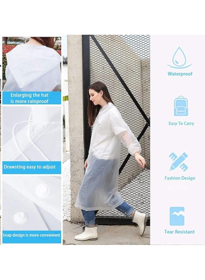 معطف واق من المطر للبالغين، معطف واق من المطر مصنوع من مادة إي في إيه للنساء والرجال، جاكيت واق من المطر قابل لإعادة الاستخدام، معطف واق من المطر قابل للطي للعائلة والصيد والسفر والطوارئ (70×145 سم)