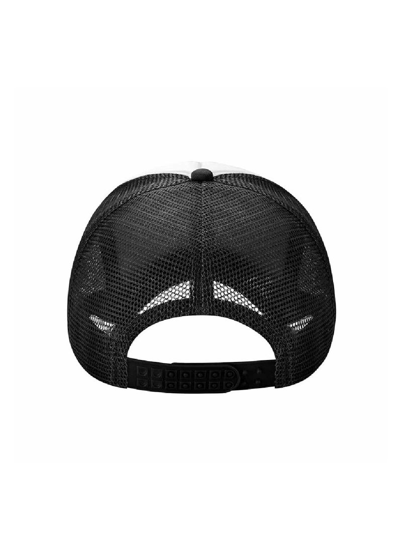 PRINTSHOP4ME Movember Foam Mesh Cap With Adjustable Plastic Closure For Men And Women–Stylish Cap With Mustache Design–Perfect For Movember Awareness Campaigns - Image 3