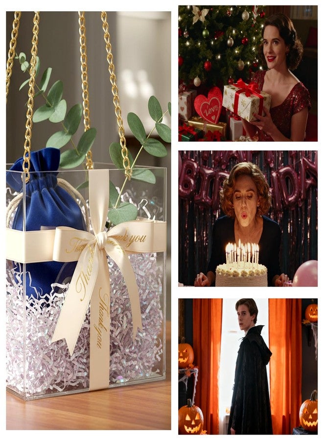 يوليو وسادة عشبية من ورق مجعد أبيض ماسي من Yolyoo، مثالية لصناديق الهدايا وسلالها، ولأعياد الميلاد وحفلات الزفاف، ولتزيين وصيفات العروس. - Image 5