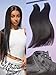 LUVME 0.82mm Invisible Clip in Hair Extensions Silky Straight, 20 Inch 2 Pack 220g 14 Pcs, 100% Real Human Hair Clip Ins, Natural Black, Even Coverage for Natural Silky Style All Day - Image 2