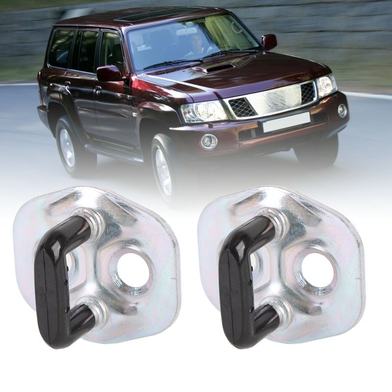 Door Lock Striker Plate: Metal, Scratch Proof, Impact Resistant - Easy Installation, OE Number 8057070N00 for Elgrand, Skyline R32, 200 SX S14, Pulsar N15 - Image 1